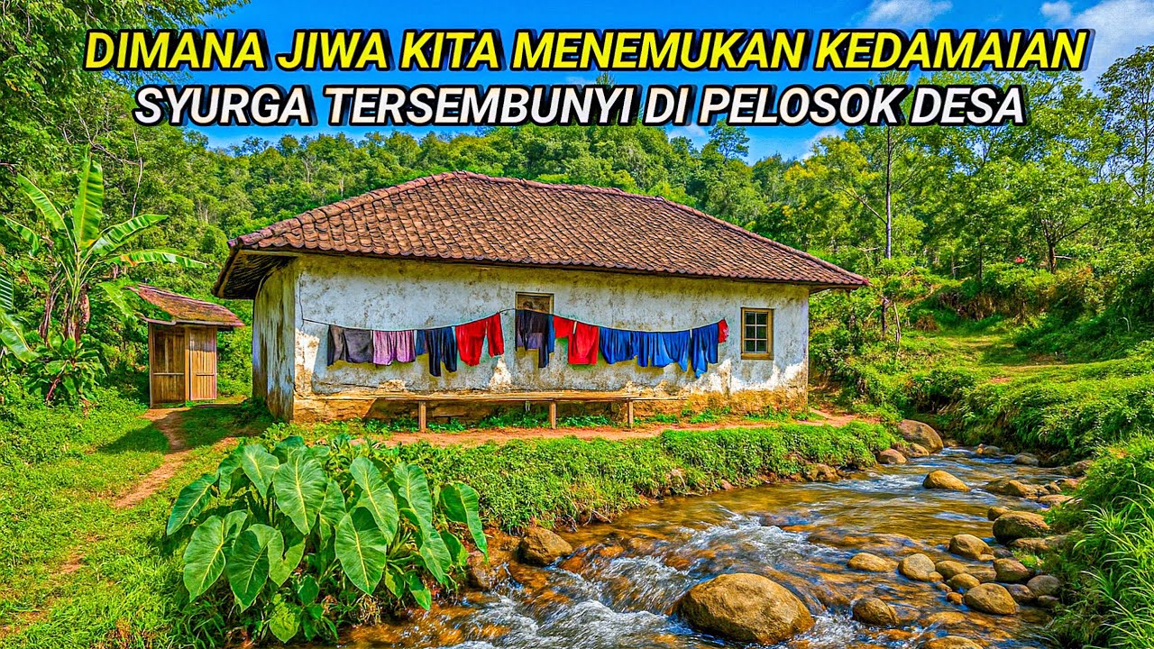 SUDUT PANDANG YANG INDAH.. KAMPUNG IDAMAN BANGET INDAHNYA HIDUP DI DESA
