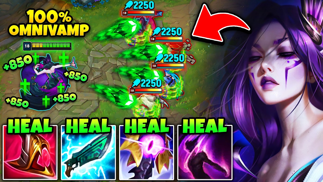 Vampire Morgana heals to full health with every bind (100% SPELLVAMP IS BROKEN)