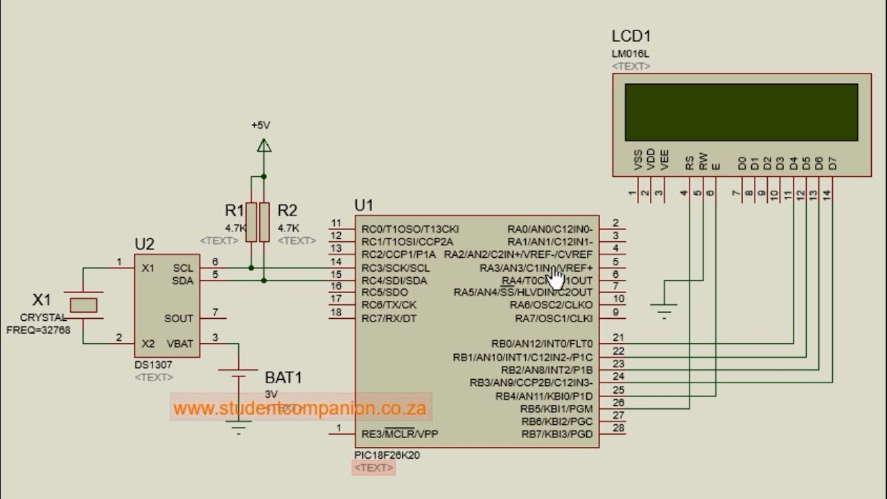 39- Interfacing The DS1307 Real Time Clock | mikroC Pro for PIC Tutorial
