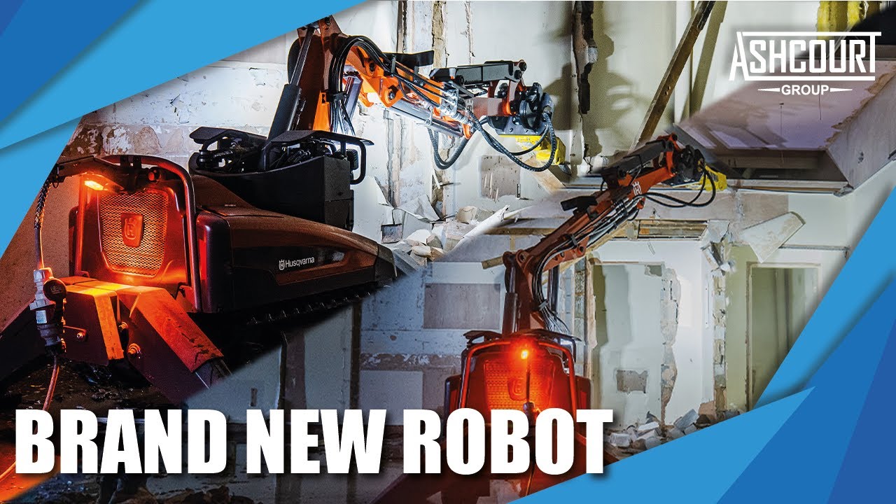 The brand new HUSQVARNA DXR 145 DEMOLITION ROBOT