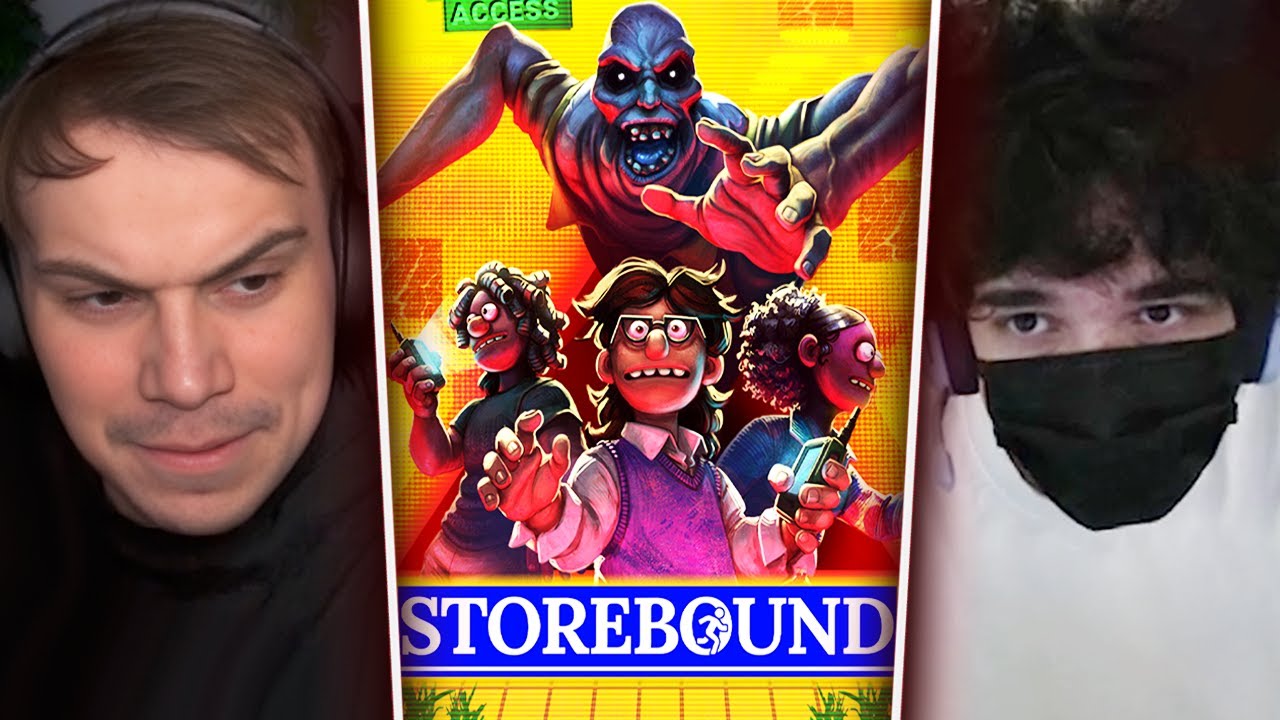 ГЛЕБ ИГРАЕТ в Storebound / ХОРРОР в СУПЕРМАРКЕТЕ (Ростик, Хелин) | Sasavot