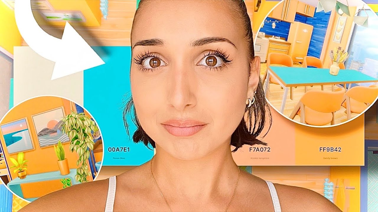 Je dois RÉNOVER cet APPART qu'avec ces COULEURS ! 🎨 l challenge sims 4