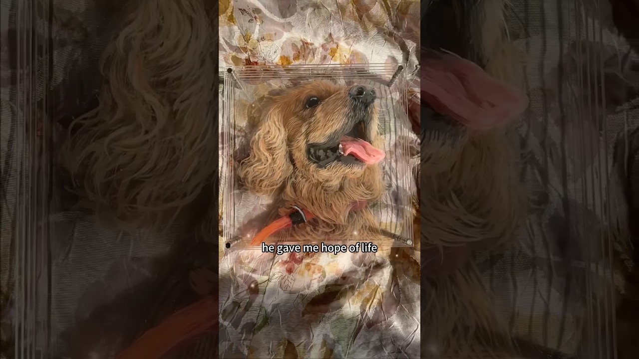 Have you heard of animal testing? #beagle #crueltyfree #portrait #petlover #petpainting