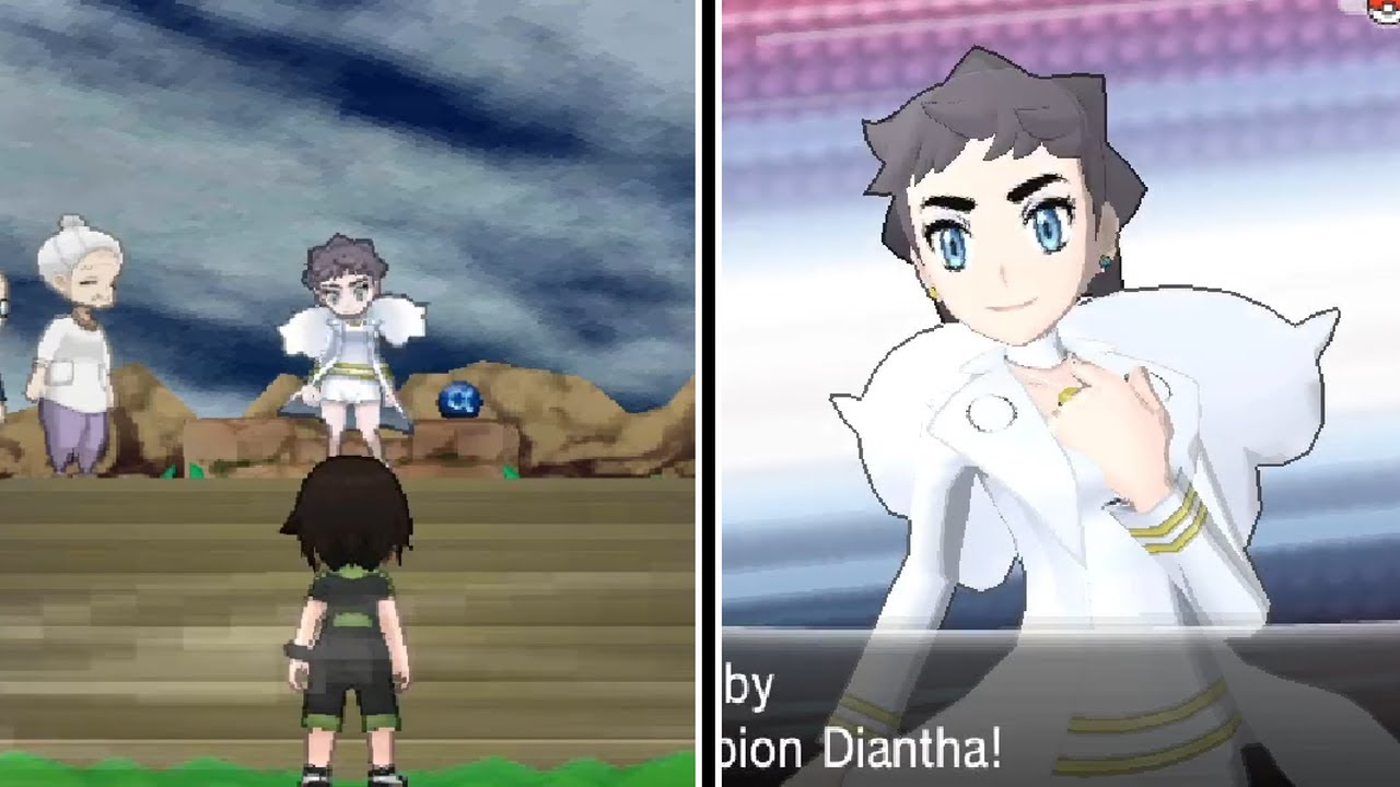 Pokémon ORAS Modded: VS Diantha and Team Flare on Mt. Pyre