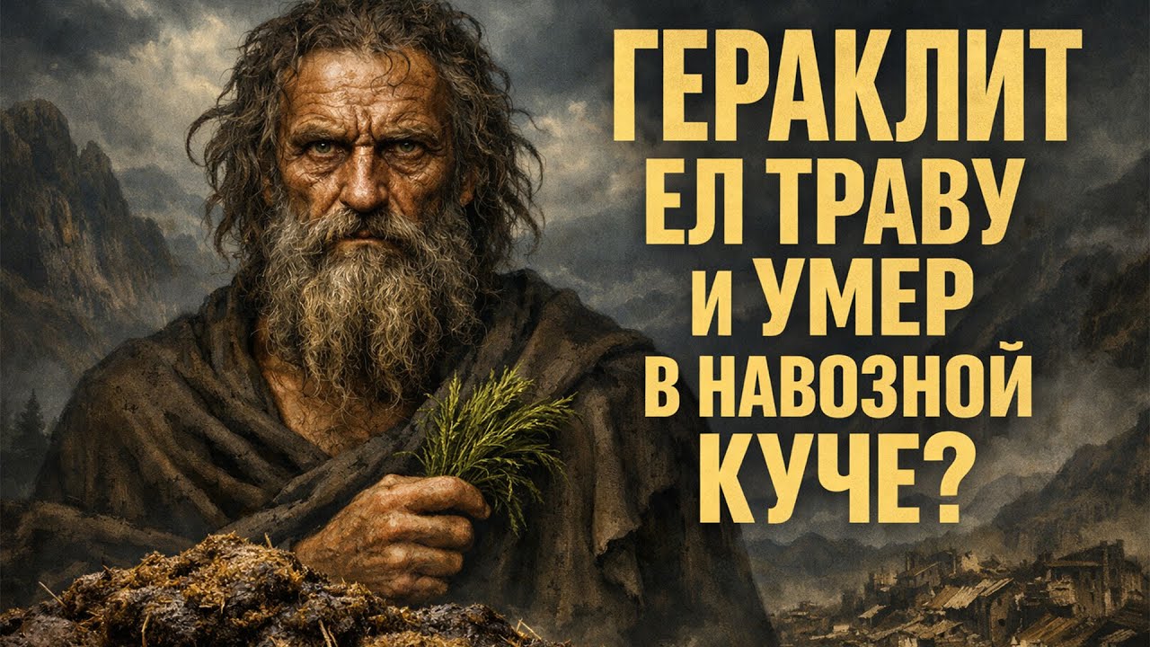 ГЕРАКЛИТ: Ушел жить в горы, ЕЛ ТРАВУ и заживо зарылся в НАВОЗ! Почему он НЕНАВИДЕЛ всех людей?