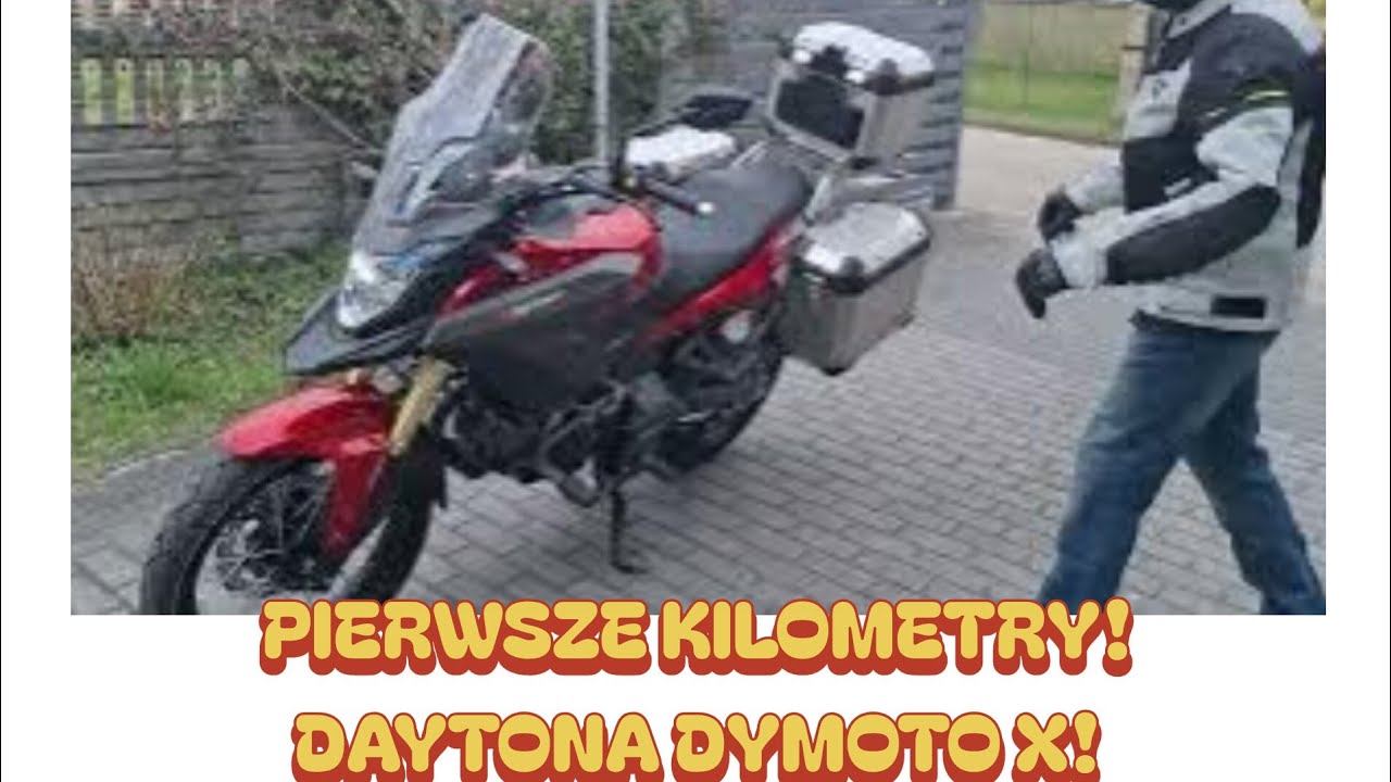 Daytona Dymoto X 2026 - Daniel odebrał sw&oacute;j wymarzony motocykl. Dron Dji neo 2 nauka obsługi 😀