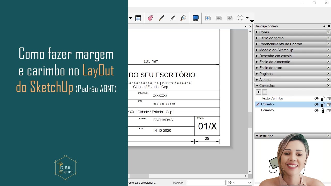 Como fazer margem e carimbo no Layout (Padrões ABNT)