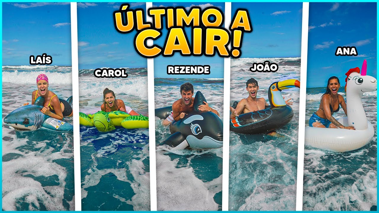 &Uacute;LTIMO A CAIR DA BOIA NA PRAIA GANHA 5000 R$!! [ REZENDE EVIL ]