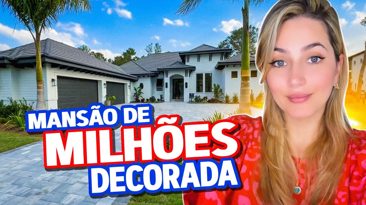Mansão de Milhões toda Decorada nos EUA em Orlando