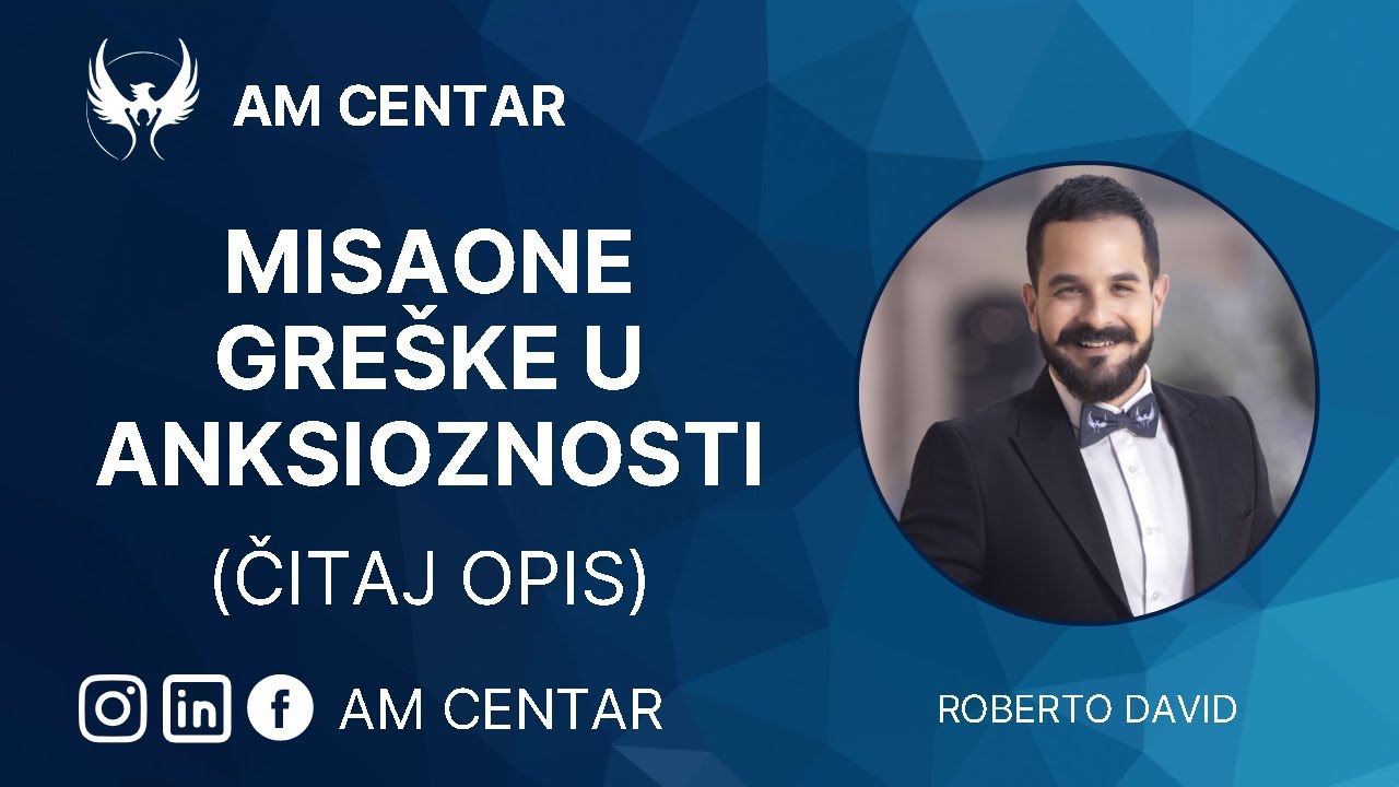 Misaone greške u Anksioznosti (ČITAJ OPIS)
