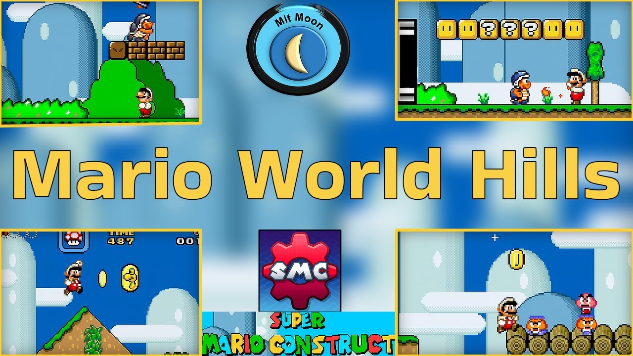 Super Mario Construct v8 Mario World Hills