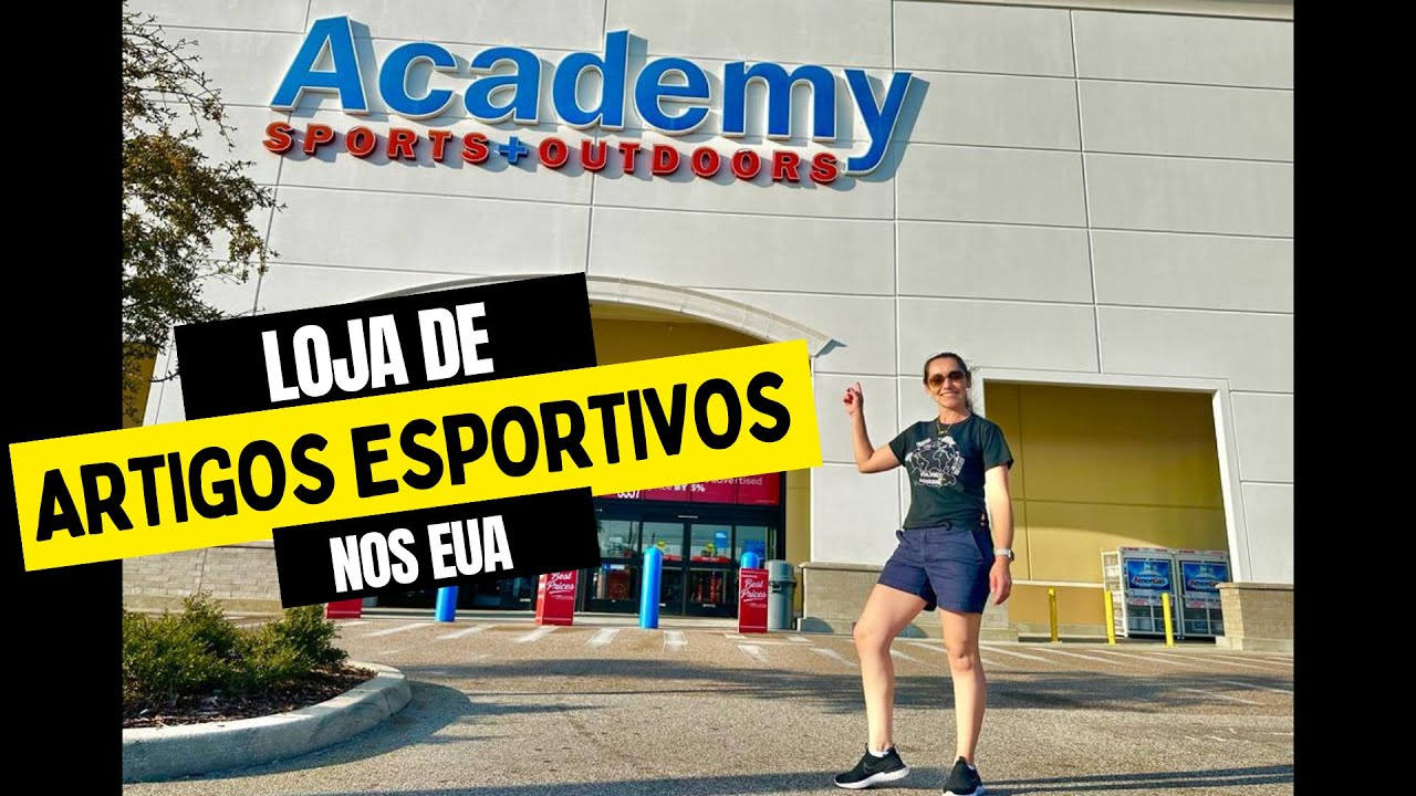 Loja de artigos esportivos Academy sports and outdoors em Orlando - EUA!!!
