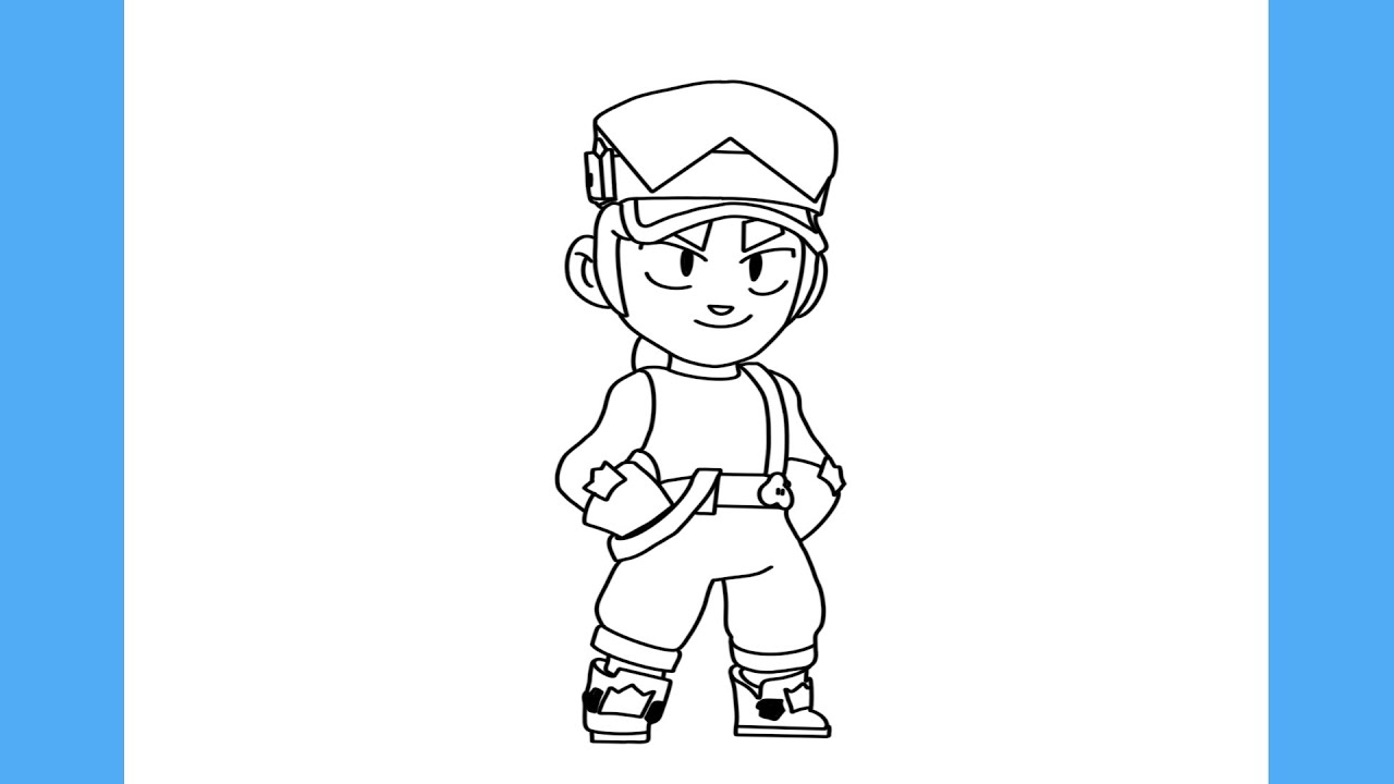 COMO DESENHAR FANG DO BRAWL STARS