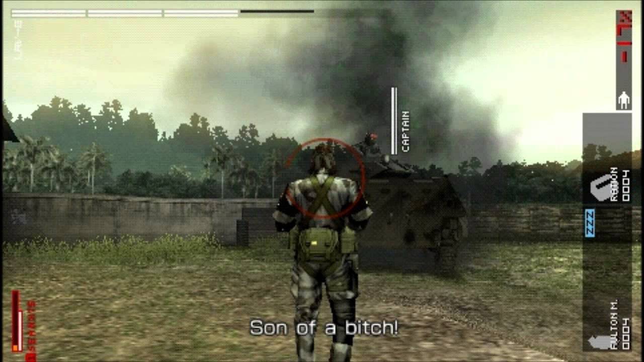 Metal Gear Solid: Peace Walker PSP - Armored Vechicle Battle: LAV - Type G