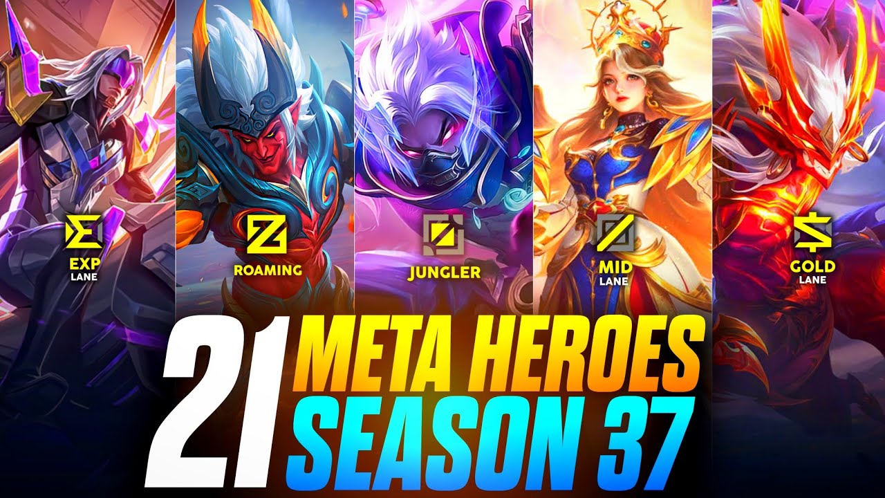 Best Meta Heroes For Solo Rank Push Season 37 | Moba Legends 5v5 Best Heroes Tips, Guide & Tutorial