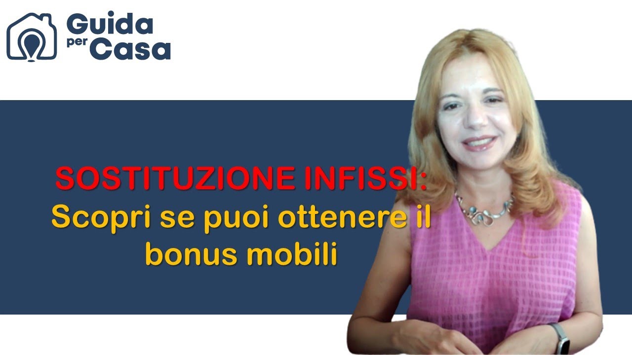 Sostituzione infissi: scopri se puoi ottenere il bonus mobili