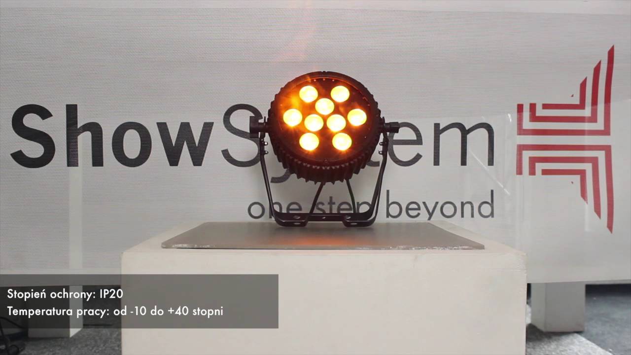 Light GO! Prezentacja reflektora COMPACT PAR PRO 5in1 9x10W RGBWA