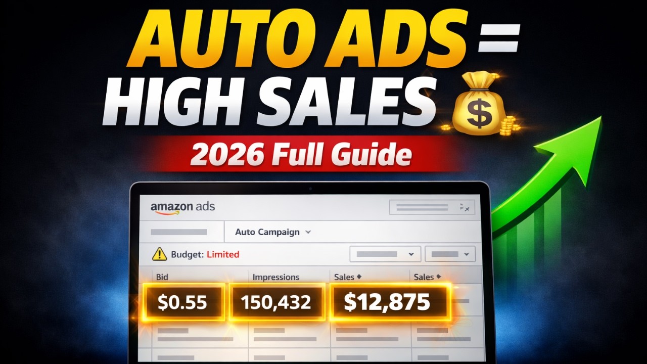 Amazon Automatic Ads Full Tutorial 🚀 सही Setup = High Sales (2026 Guide)