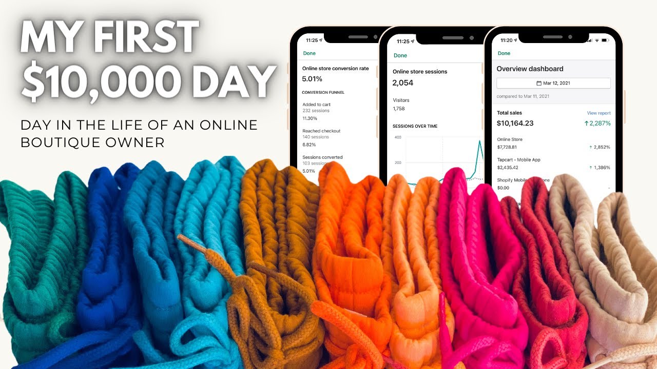 I made $10,000 in one day | Day in the life of a boutique owner