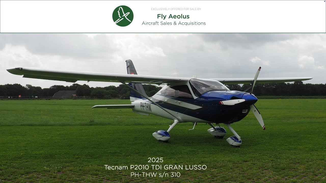 Tecnam P2010 TDI Gran Lusso For Sale PH-THW