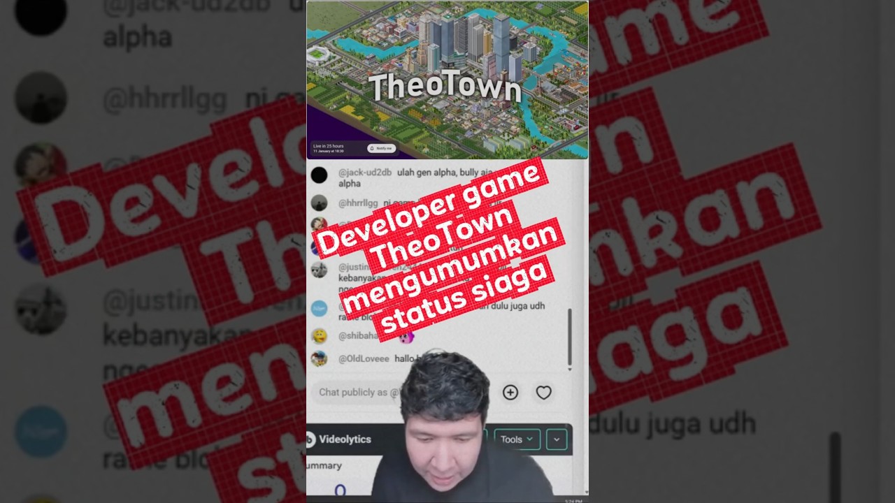 TheoTown Siaga! Gara-Gara Windah Mau Livestream?! 