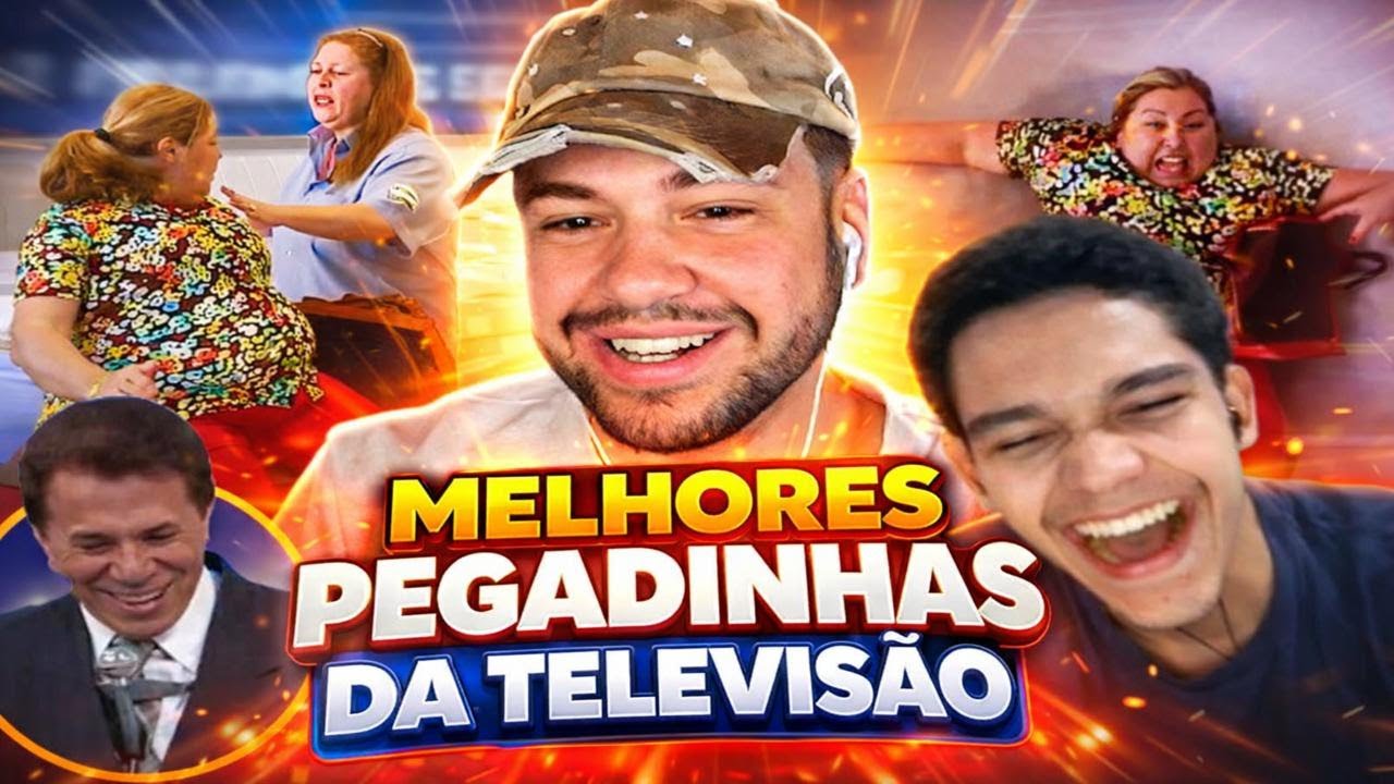 EU NÃO AGUENTEI 😂 | Reagindo ao Brino reagindo às MELHORES PEGADINHAS da TV