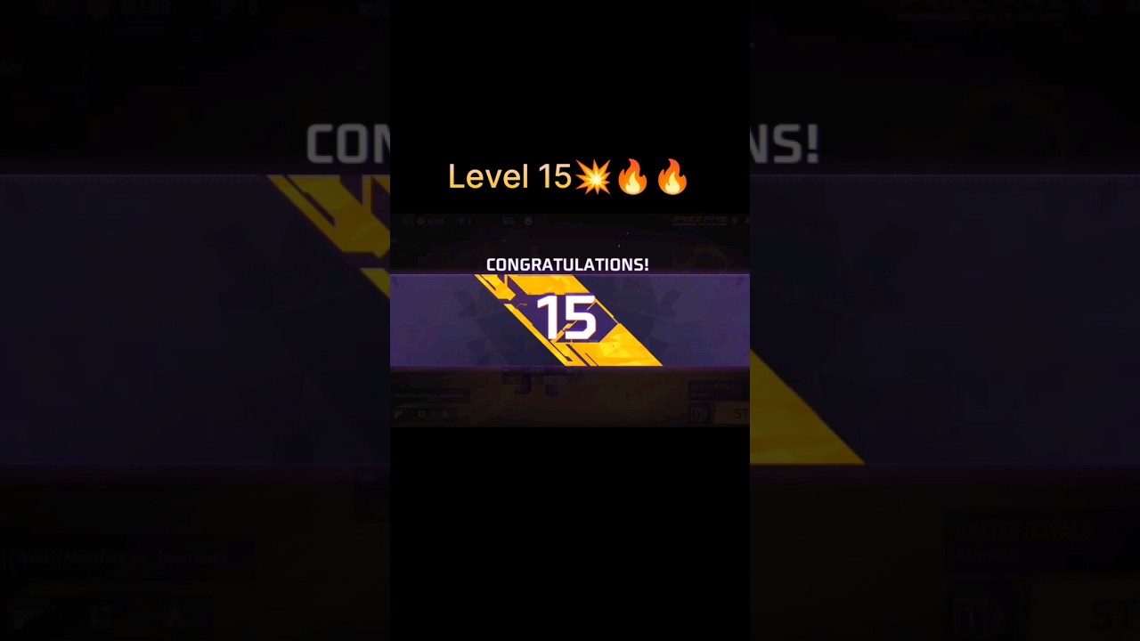 Level 15 Up Rewards 🔥🔥🔥 free fire #shorts #freefire