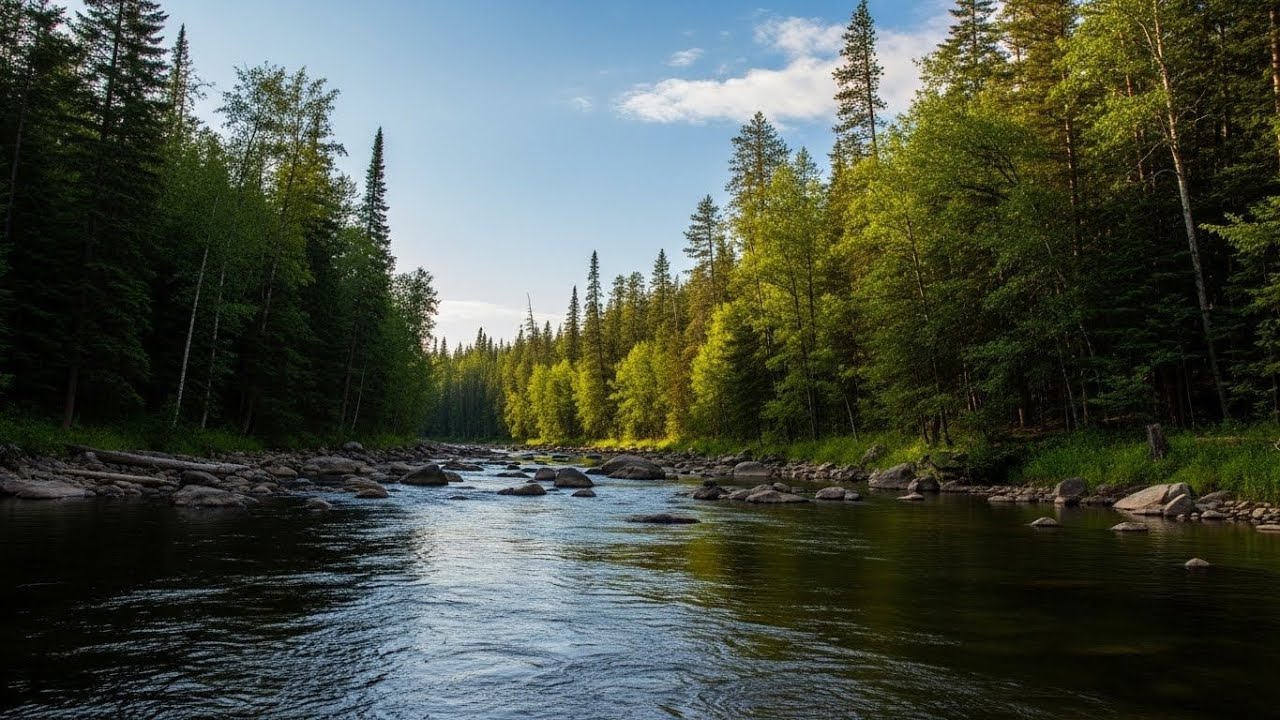 River and Forest Sounds 🌿🌊 Calm Nature Ambience for Relaxation and Focus #2057