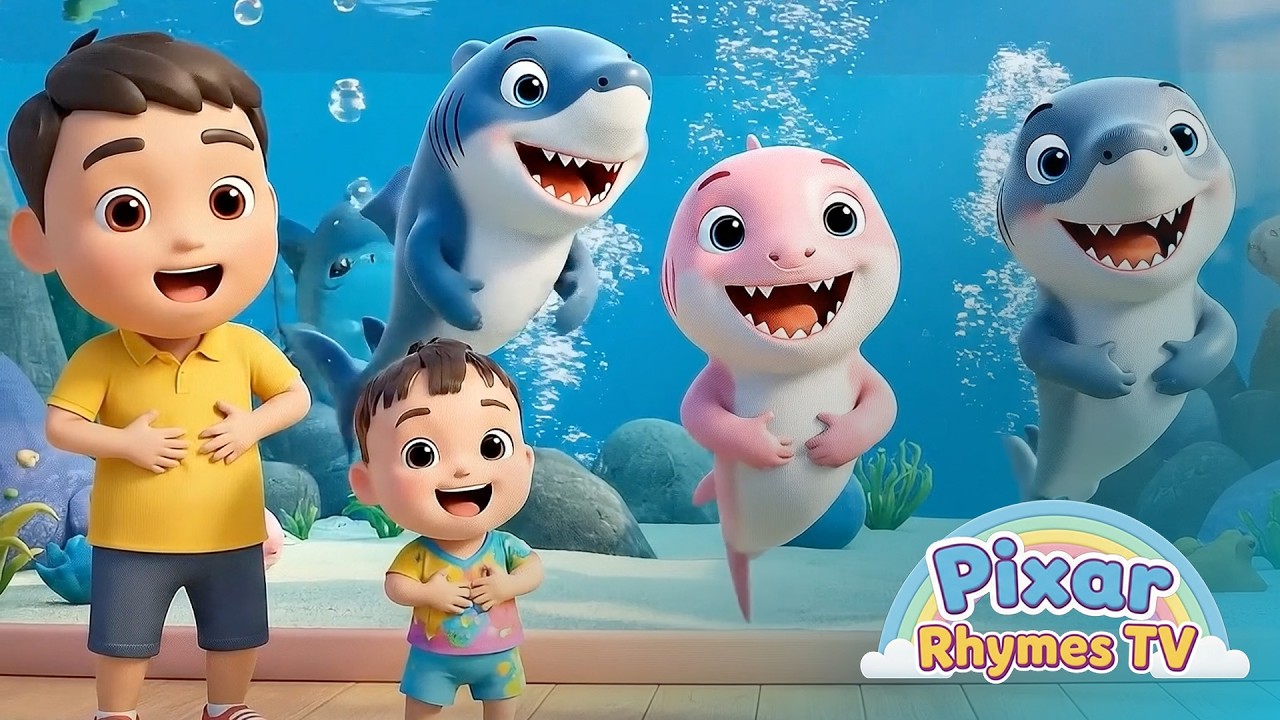 Baby Shark Doo Doo Song | @PixarRhymesTV | Baby Songs & Nursery Rhymes