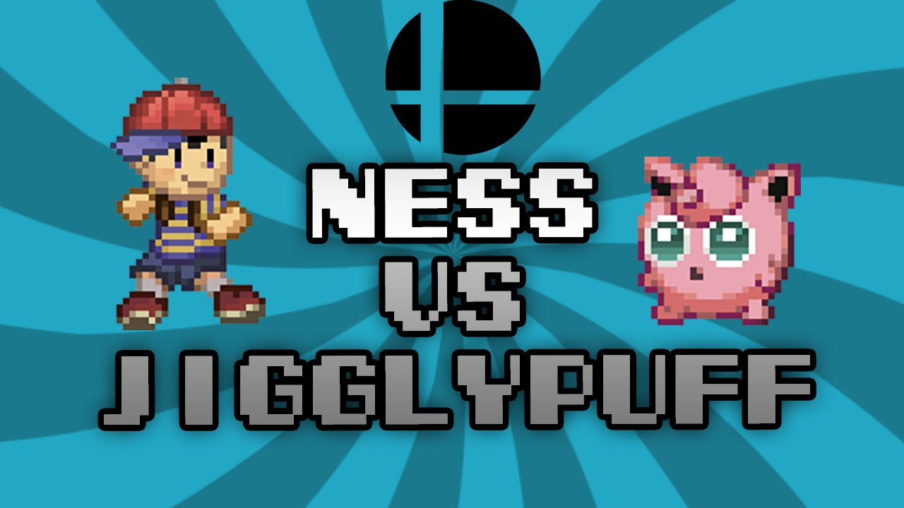 Ness VS Jigglypuff: Smash Bros Sprite Animation