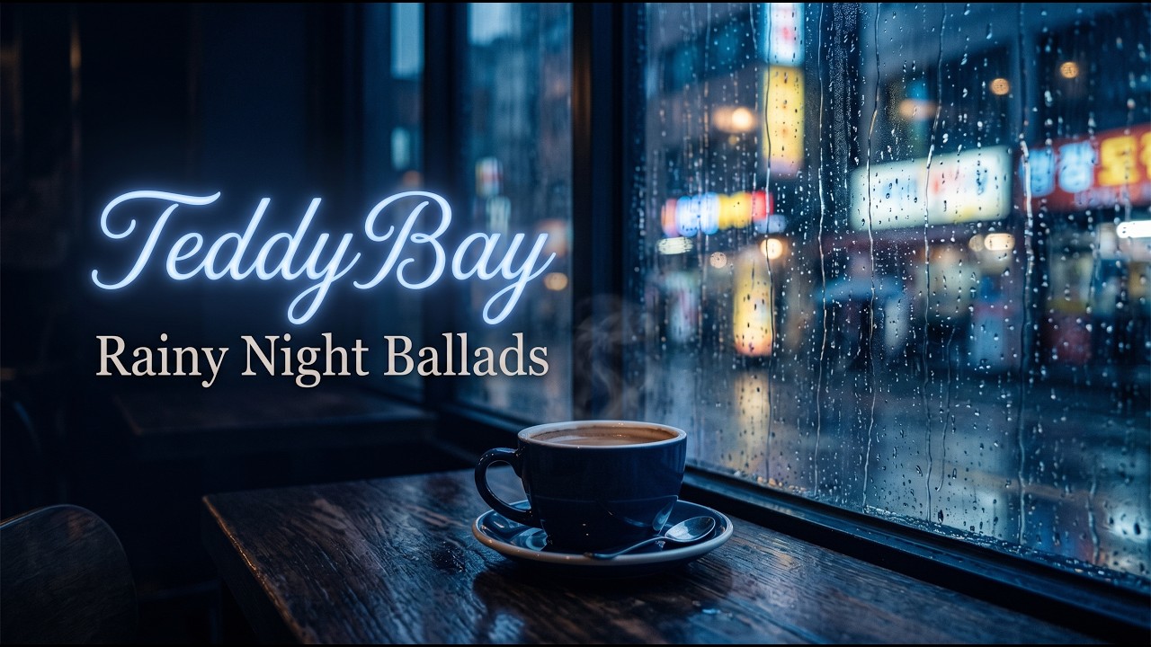 [Teddy's Cafe Playlist]비 오는 날☔조용한 밤🌙집중이 잘되는🎧포근한 카페 분위기🌌새벽 감성💙마음을 편안하게 해주는🌿커피와 함께 듣는 Teddy Bay 감성음악