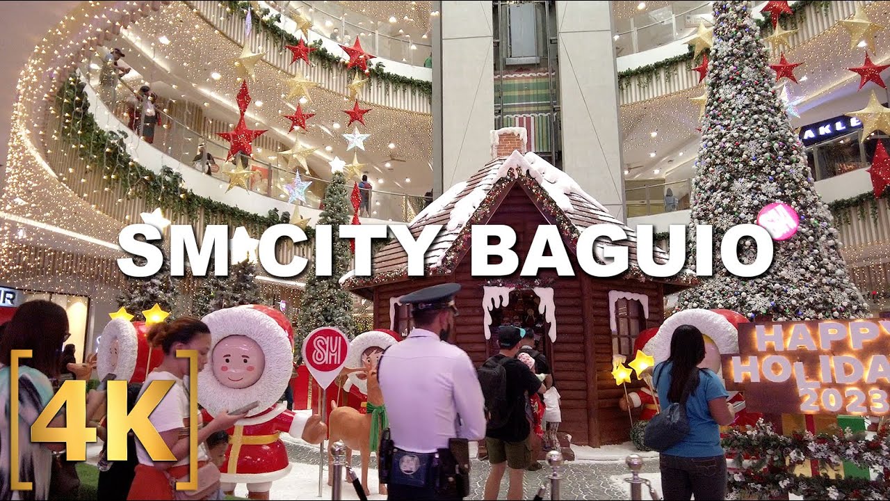 SM City Baguio 2023! - The Cold BER Month Walking Tour | 4K | Philippines