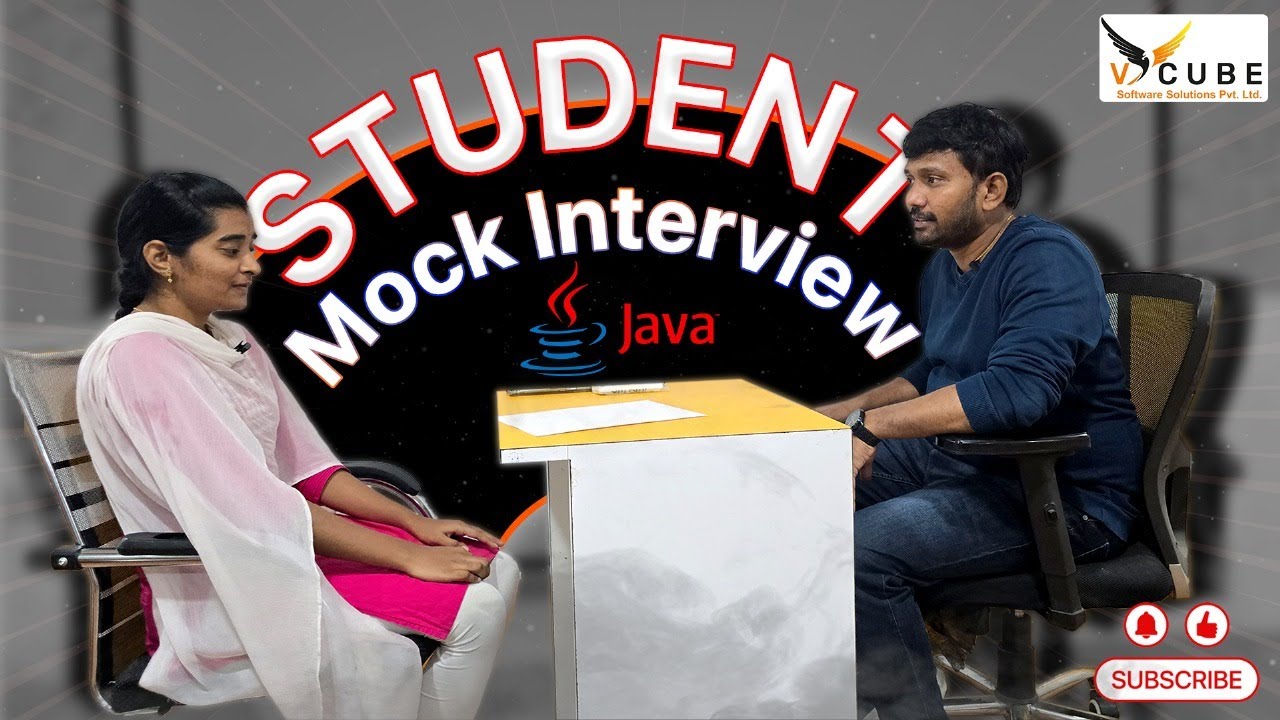 Java Mock Interview for Freshers | Real-Time Practice Session| V Cube | Best Software Training