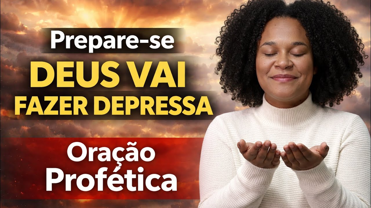VOCÊ INSISTIU TANTO, AGORA DEUS VAI FAZER COM PRESSA | ORAÇÃO PROFÉTICA 