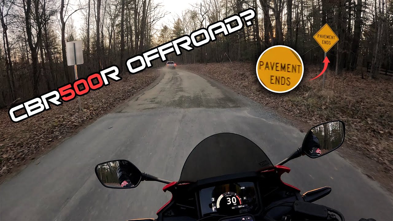 Unexpected Offroad Adventure On The Sports Bike | 2025 Honda CBR500R | Raw Sound | LV10 Exhaust