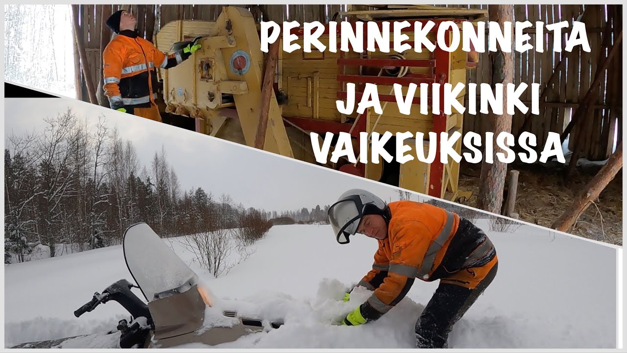 Perinnekoneita suoladon tarkastuksella - Munkkikahvit ja Viikinkijumppaa!