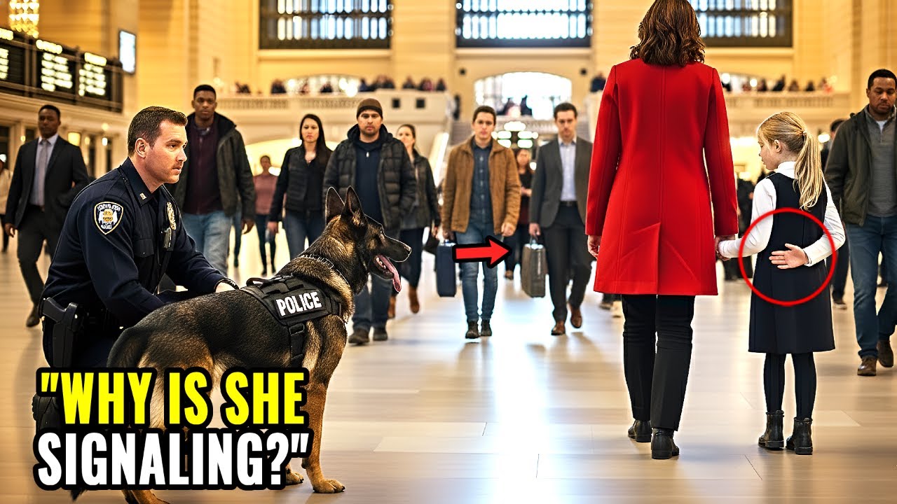 Maid's Daughter Gave a Secret Hand Signal to Police Dog — The Dog's Reaction Shocked Everyone