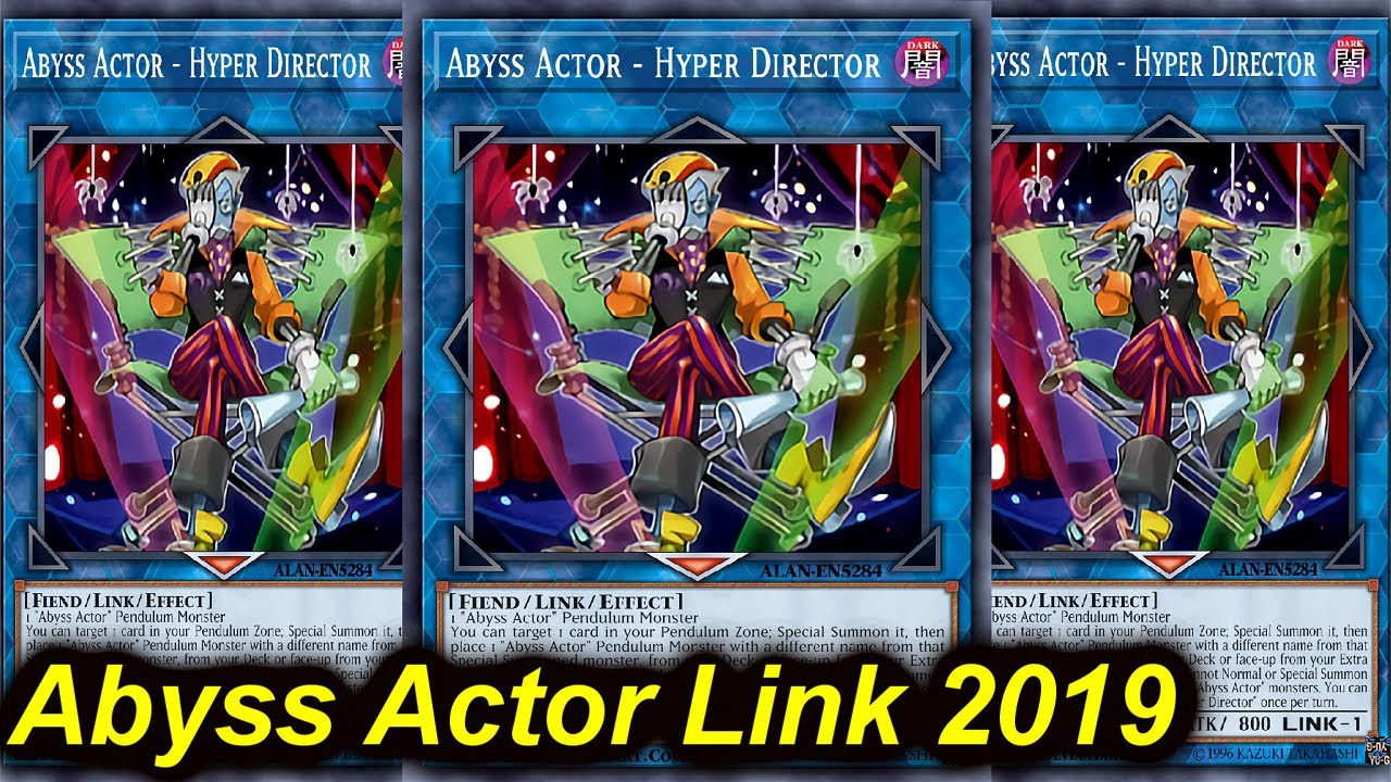 【YGOPRO】ABYSS ACTOR LINK MONSTER DECK 2019