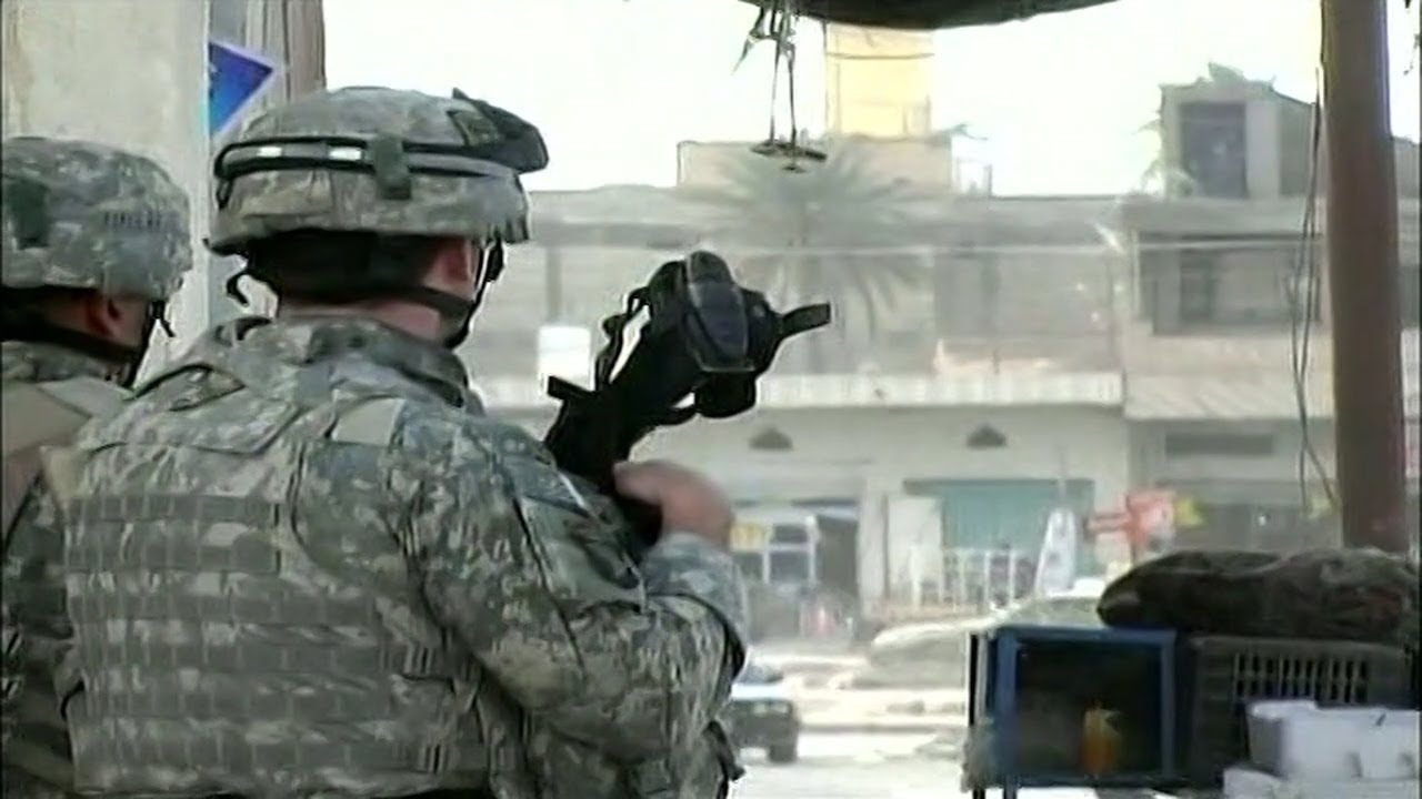 Iraq War - Soldiers Attacked With Rocket Propelled Grenade