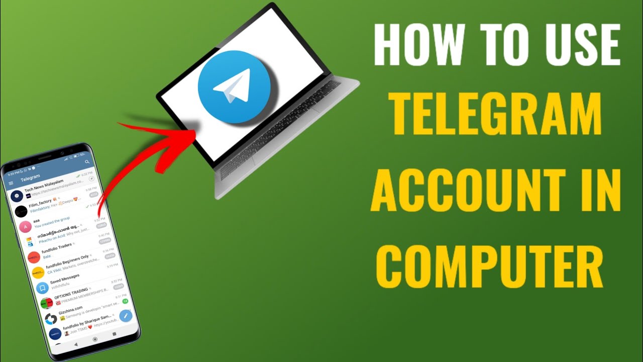 How To Use Telegram Account In Computer / Pc / Laptop | English