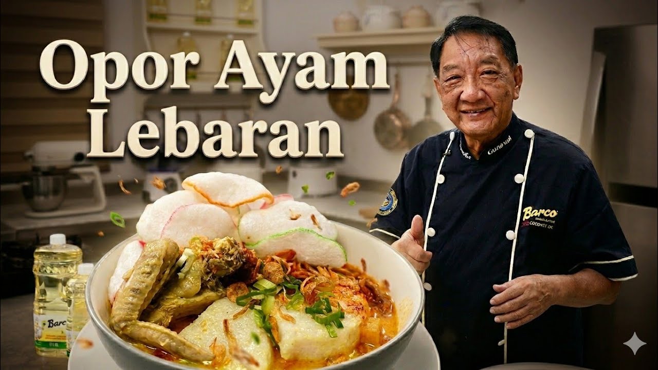 Menu Wajib Lebaran! Ketupat Opor Ayam dengan Bumbu Medok #CaraMembuat