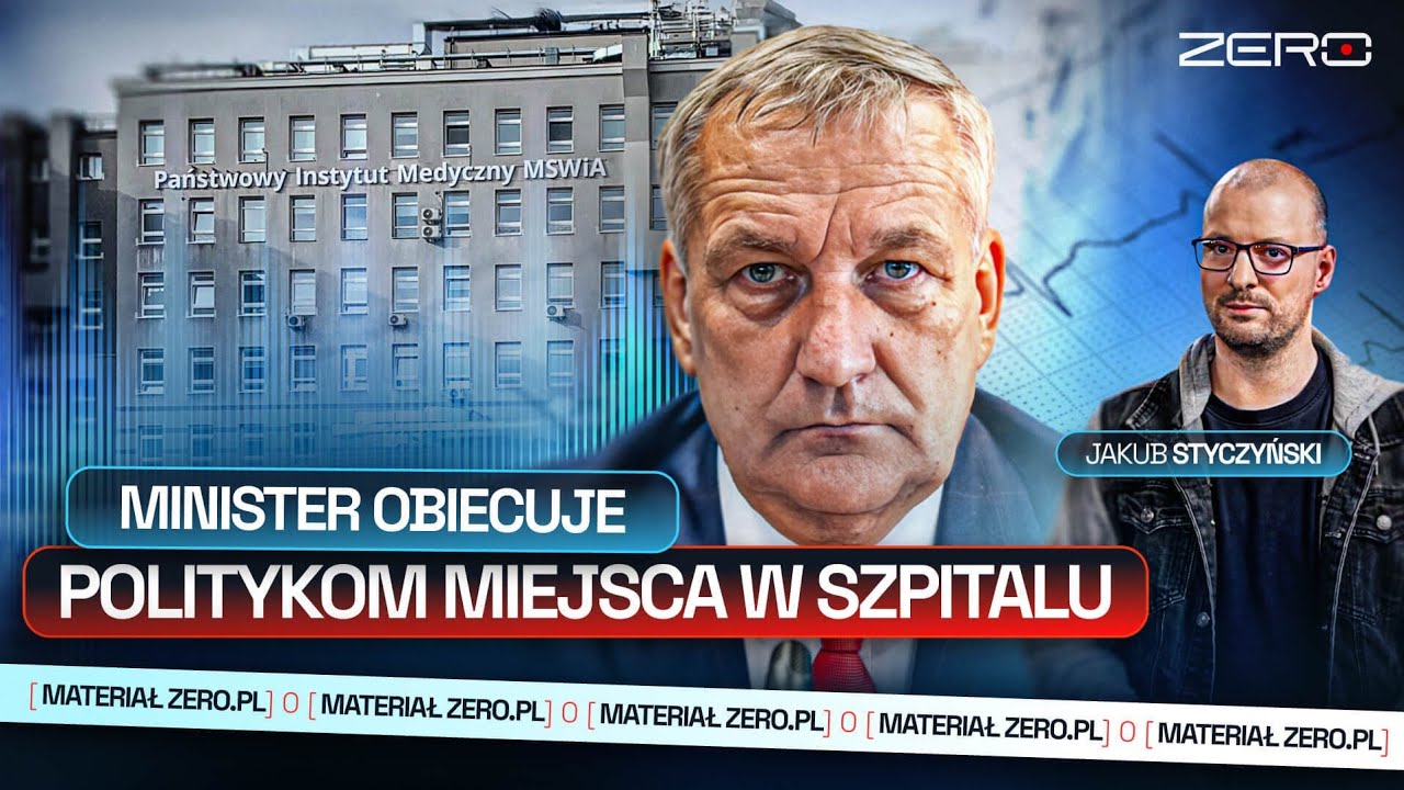 PUBLICZNY SZPITAL. OBSŁUGA VIP-ÓW. MINISTER ZAPRASZA