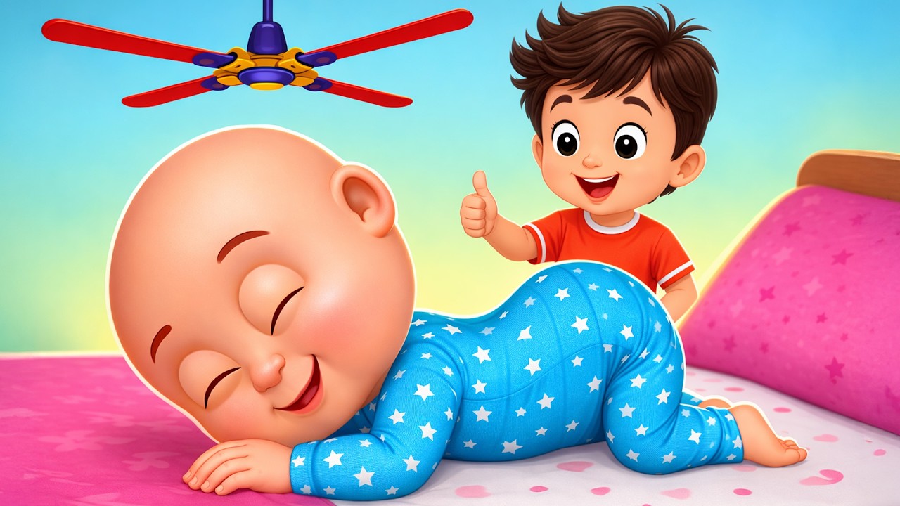 Upar Pankha Chalta Hai | ऊपर पंखा चलता है + Many More Popular Rhymes For Kids | Hindi Rhymes