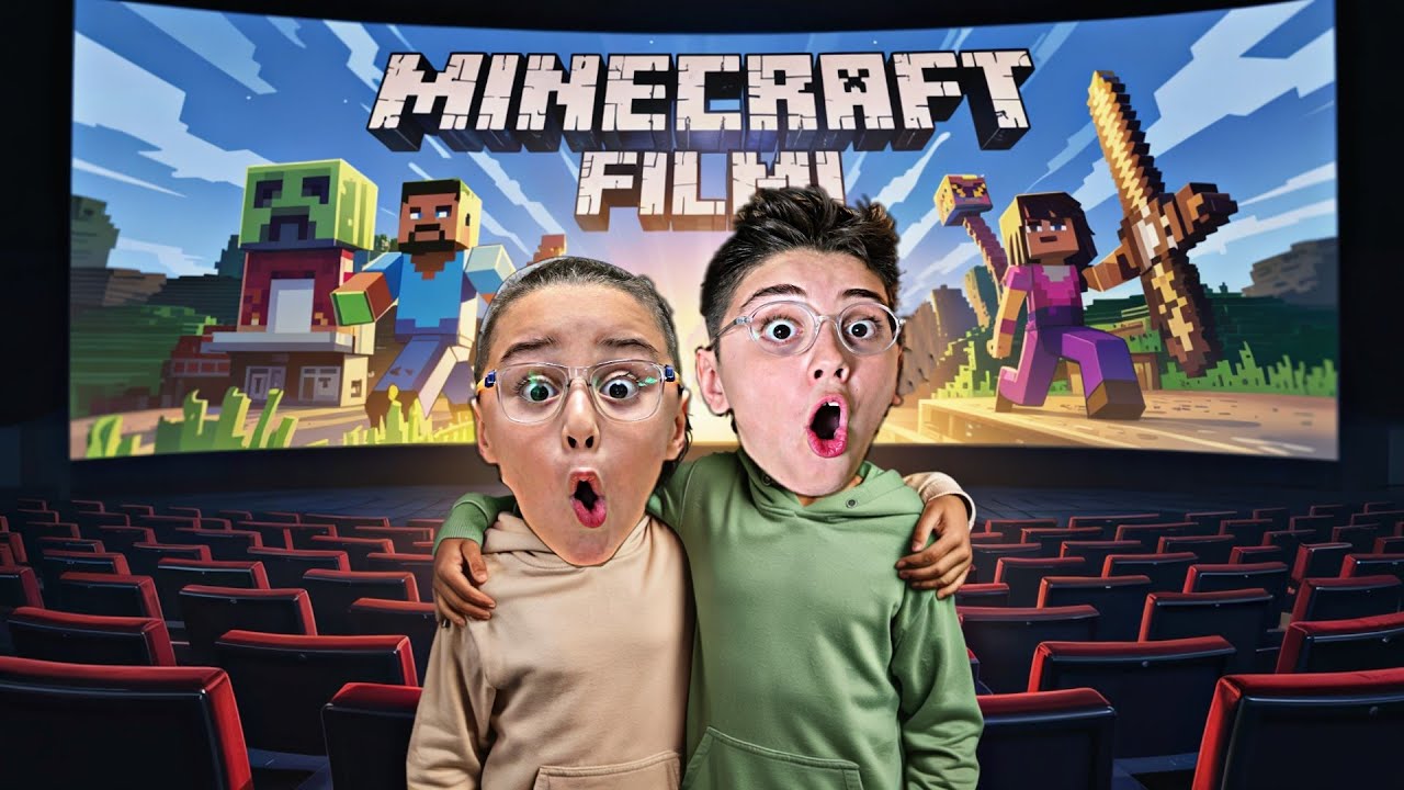 EFE VE EMİR İLE MİNECRAFT FİLMİNE GİTTİK | SİNEMA VLOG