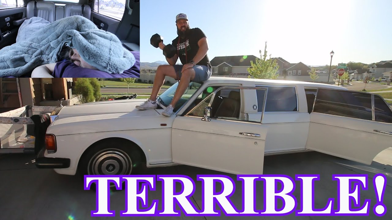 24 Hour Challenge: Living In My Rolls-Royce Limousine!