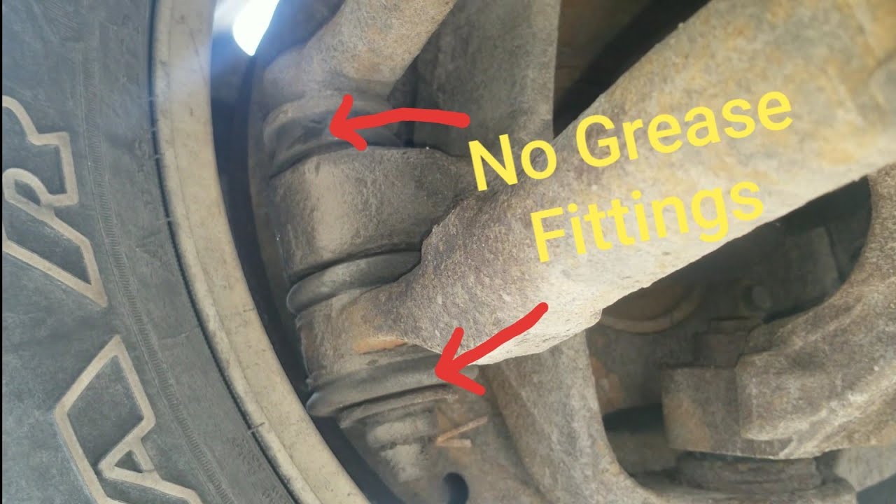 No grease fittings? No problem!! | Ford F250 | asmr grease