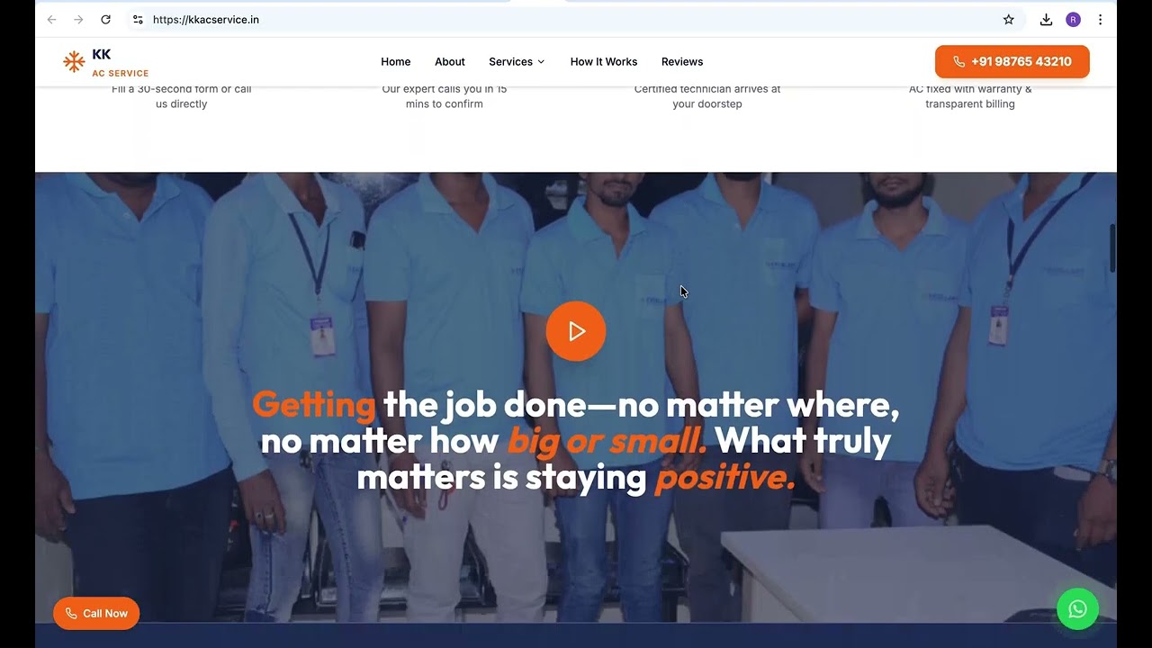 Lead Management Landing Page Preview
