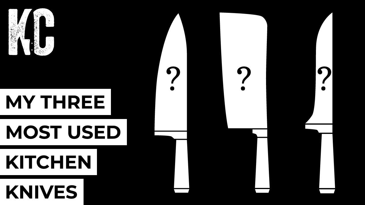WHAT'S IN MY KNIFE ROLL | My Three Most Used Kitchen Knives