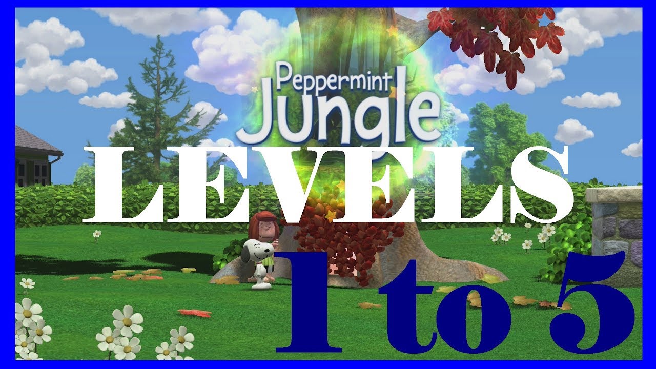LET'S PLAY THE PEANUTS MOVIE: SNOOPY'S GRAND ADVENTURE | #1 - PEPPERMINT JUNGLE WORLD: ALL LEVELS