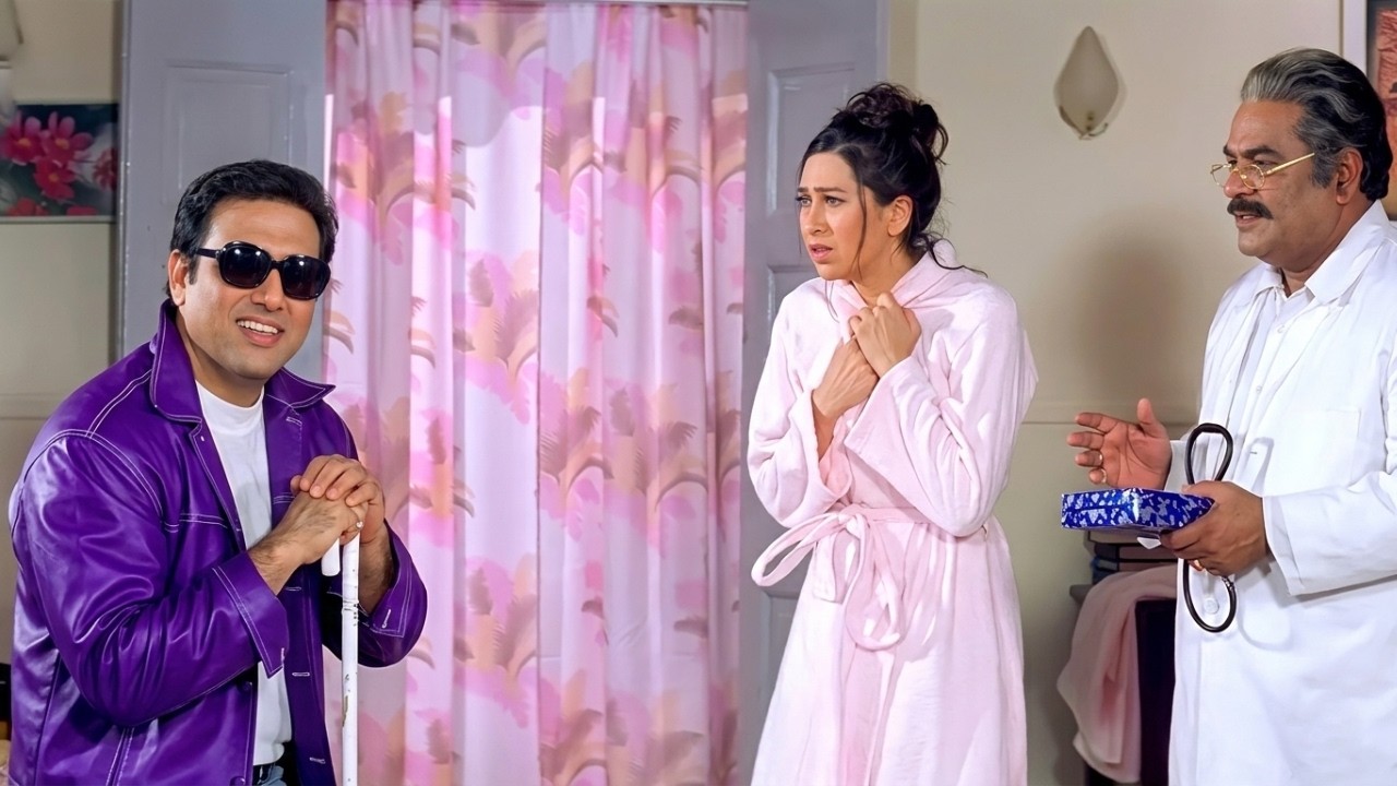 अंधा बनकर मज़े ले रहे थे गोविंदा, फिर जो हुआ... 😂 लोट-पोट कर देने वाला सीन 🤣 डबल धमाल कॉमेडी सीन